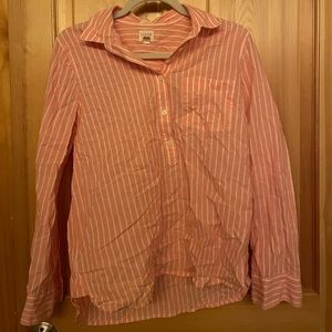 J Crew pink button down